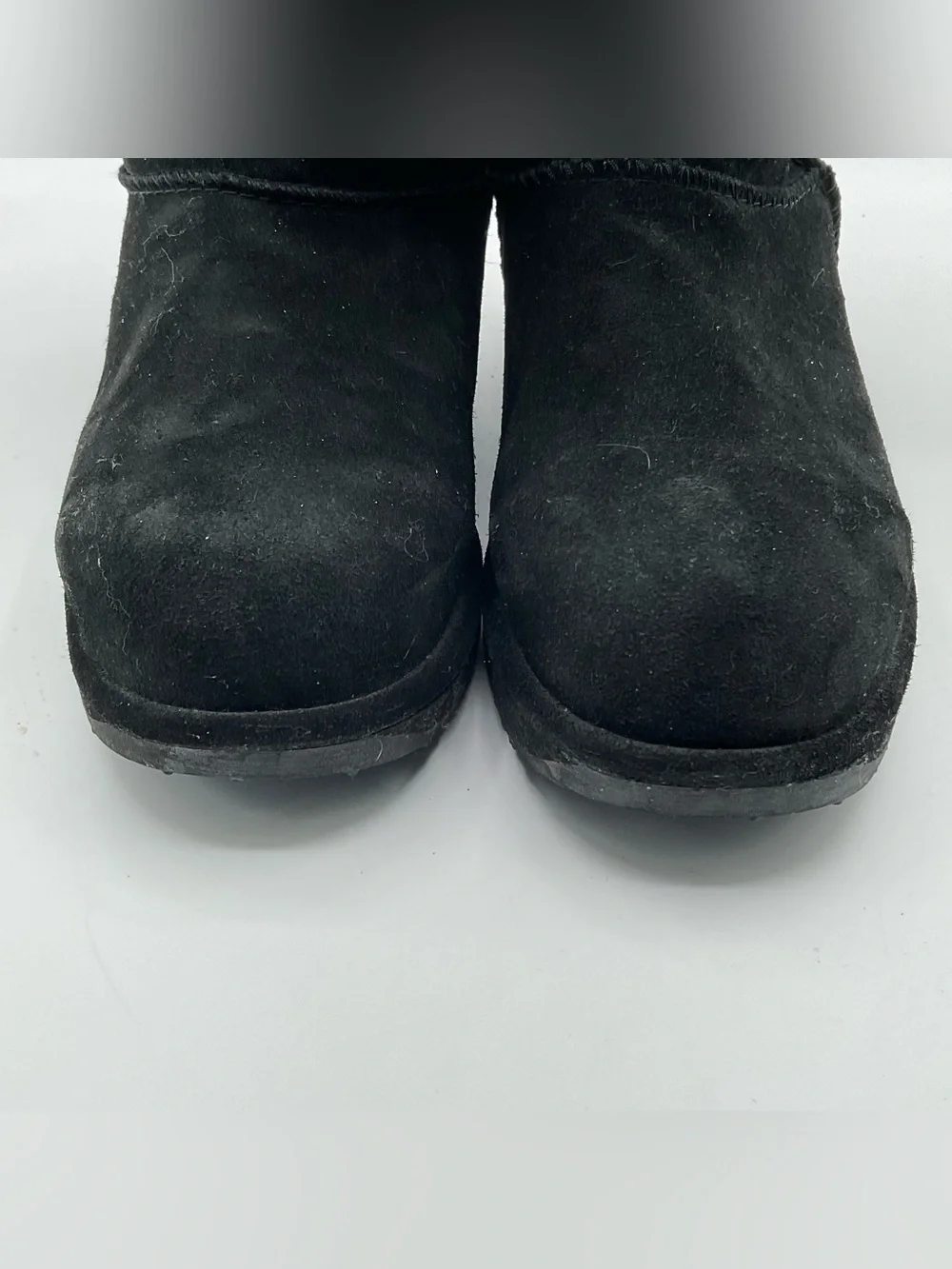 EMU Australia Women’s Black Suede Fleece Lined Mid Calf Winter Boots Size 7